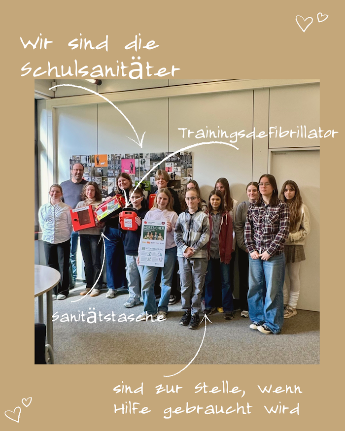 Wir sind die Schulsanitater